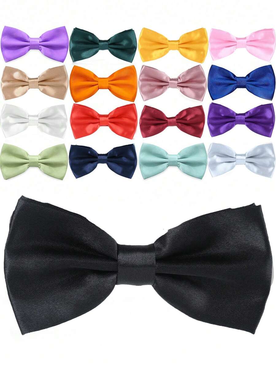 1 pieza Pajarita para hombre, apta para banquetes, bodas, fiestas y uso diario