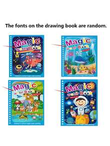 全新魔法水绘画、涂色书、绘画适合生日、圣诞节、新年礼物、儿童生日、免费、儿童水上玩具、返校