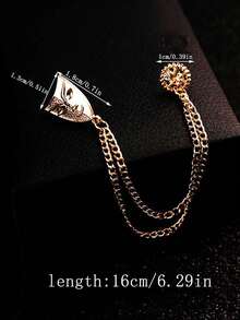 دبوس وشاح كريستالي قابل للتعديل، دبوس صدر بسلسلة شرابة للبدلات الرجالية، شارة قناع ماسية فاخرة، زهرة صدر عتيقة، هدية لحفلات عيد الميلاد وعيد الهالوين