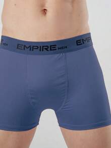 Set Of 10 Plain Cotton Boxer Briefs - 彩色 - 查看 3