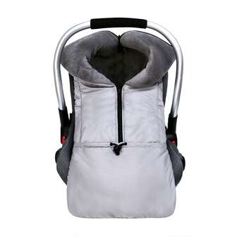 1pc Baby Stroller Footmuff, Windproof Foot Cover, Detachable Infant Car Seat Sleeping Bag, Thick Warm Liner For 0-1 Year Old Unisex Baby