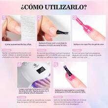 Coldrose 6-Color Semi-Permanent Gel Nail Polish Range - Multicolor - View 4