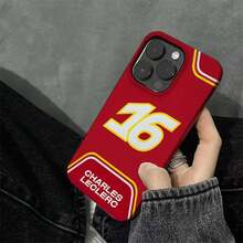 MNSO - Funda para teléfono Charles Leclerc 16 Phone161514131211ProMax11MN202516Plus Cubierta de película HD brillante 17air - z8 - Ver 5