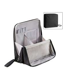 这款立式收纳包容量大，用途广泛。它可以用作分格化妆包、化妆品收纳包或文具收纳盒，轻松收纳洗漱用品和文具。采用多隔层设计，搭配布料和网状口袋，这款便携式护肤品和化妆品收纳包男女皆宜！它是送给女性的绝佳礼物，也是圣诞节的理想之选。 - 彩色 - 查看 13