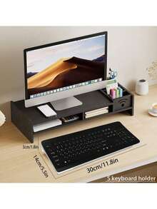 2pcs Keyboard Riser, Keyboard Typing Elevation, Keyboard Tilt Riser, Anti-Slip Keyboard Riser. Thickened Computer Desk Keyboard Bracket, Keyboard Stand, Computer Mechanical Keyboard Display Stand, Desktop Heightening Stand