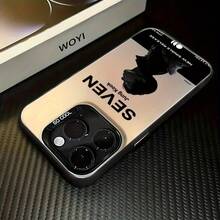 This Fashion Phone Case Designed By Popular Singer Jung Kook Is Suitable For IPhone 16, 15, 14, 13, 12, 11 Pro Max, X, XR, XS Max, 8, And 7 Plus, Featuring A Matte Anti-Drop Back. - Mixing Colors - View 4