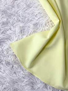 Women's Short-Sleeved Blouse With Puff Sleeves, Ruffles, And Bow - Size 4 - Light Yellow - View 3