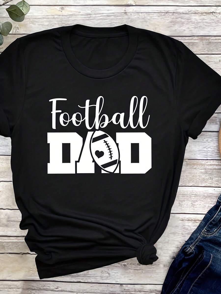 Football Dad T-Shirt Game Day Sports Tee - Gaya 1 - View 1