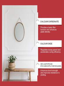 Wall Repair Kit - DIY Home Simple Durable Non-Peeling Crack Filler - one-size - View 8