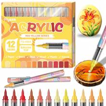 Bộ bút dạ acrylic chuyên nghiệp Flysea New Colorful Series 12 chiếc/hộp, màu sắc sống động, hệ thống mực chảy mượt mà mới, 12 màu/bộ, nhiều sự kết hợp màu sắc khác nhau, sản phẩm mới ra mắt, chất lượng tốt hơn, trải nghiệm viết mượt mà hơn, được thiết kế dành cho các nghệ sĩ chuyên nghiệp. - Nhiều màu - Xem 19