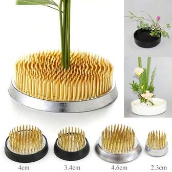 1pc, Flower Holder Round Flower Arranger Flower Fixed Tools Flower Holder Floral Arrangement Pin Holder For Flower Arrangement, Plant Fixation
