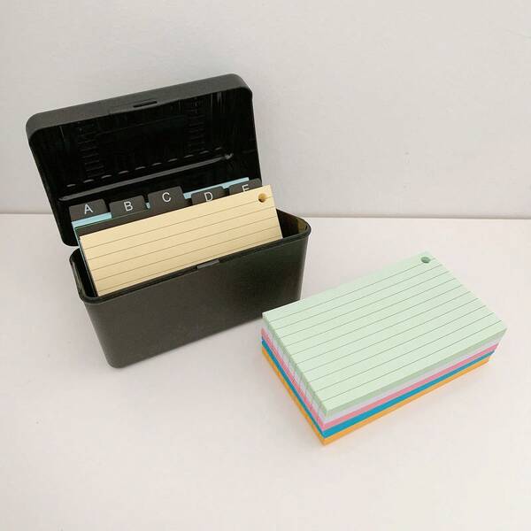 Index Note Set, Organizer Box Note Set Combination, Student Record Colorful Plan Memo Pad