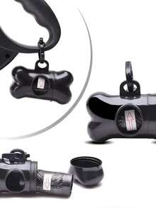 骨头图案宠物粪便袋，便携式宠物粪便袋，加厚防臭，适用于室内外猫狗粪便清理，颜色随机，75/150/300个/包