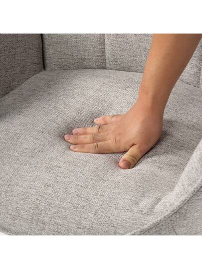 Meubles Cosy PCS Com Tafel Fabric Dining Chair, Moderne Ideal Room Or Living Room, Easy Assembly, Home Furniture, Compact Dimensions, Grijs 72 62 90.5 Cm view 6