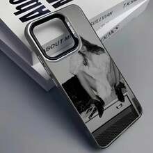 Funda para teléfono Singer K Kate Moss 17 16 15 14 13 12 11 Pro Max gris negro mate láser metálico aurora funda carcasa rígida móvil diseño colección fashion accesorios protección - Z1 - Ver 7