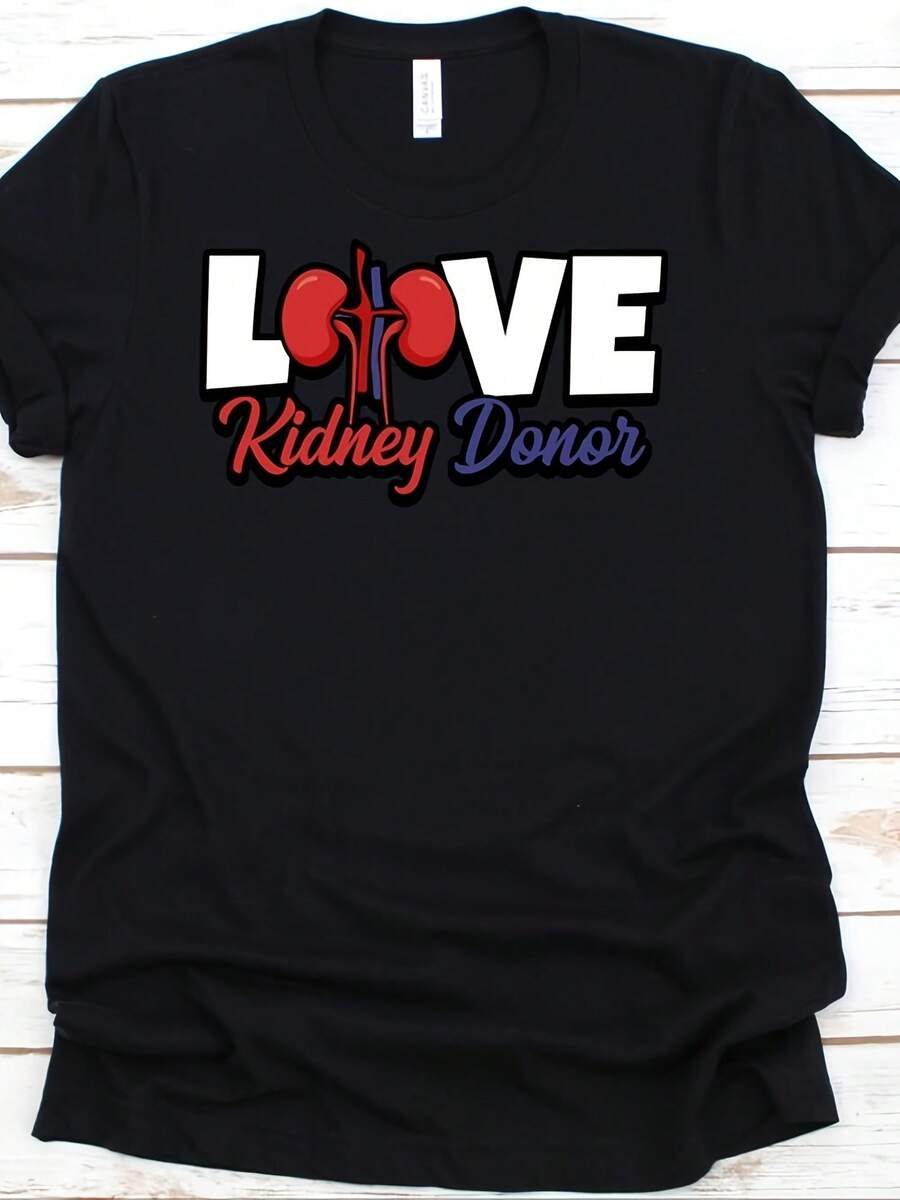 Love Kidney Donor Shirt, Organ Donation, Organ Transplant, Organ Donor Shirt, Organ Donor Gift, Transplant Survivor - 款式10 - 查看 1