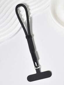 1pc Premium 360° Rotating Anti-Twist Phone Lanyard, With Metal Clasp, Anti-Lost Adjustable Wrist Strap, Durable Polyester Cord, Multifunctional Smartphone Hanging Strap, Solid Color Unisex Camera/Key Chain Pendant, With Spacer