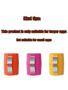 1pc Egg Shell Opener, Kitchen & Dining Easy Peel Separator Handheld Egg Cracker, Multi-Function Egg Cutter Egg Opener And Separator, Easy To Clean Manual Kitchen Separation Tool, Suitable For Cooking Camping Kitchen Tools, Durable And Efficient Household Egg Cracker, Practical Kitchenware | Easy To Clean Material - Multicolor - View 7
