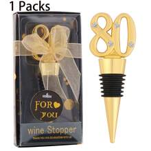 生日酒塞派对礼品,适用于15、18、21、25、30、40、50、55、60、65、70、75、80、90、100周年纪念日、婚礼和生日派对礼物,也可作为宾客纪念装饰品。 - 彩色 - 查看 21