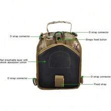 Tactical Backpack, Messenger Bag For Men And Women, Wear-Resistant|Waterproof|Molle|Large Capacity|Sling Shoulder Backpack, Suitable For Outdoor Hiking, Fishing Camping, Daily Carry Chest Bag, Birthday Gift, Christmas, Thanksgiving, Halloween Gift - CP偽裝 - 查看 8