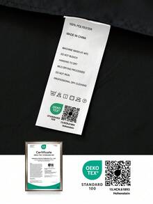 1 pièce Drap-housse de couleur unie, protège-matelas, doux et respirant, convient aux lits simples, doubles, queen et king. Linge de lit essentiel pour la maison et le dortoir - Noir - Voir 8