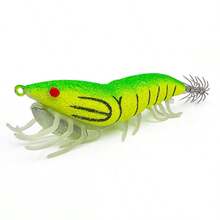 1pc/2pcs Glow Fishing Lures - Realistic Soft Legs, Built-In Rattle Beads, Weighted Lead Design, Highly Detailed Bionic Shrimp & Octopus Design, Sharp Squid Hooks - Essential Fishing Gear For Anglers - Multicolor - View 9