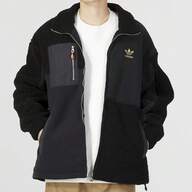 Veste pour hommes Adidas Originals, nouvelle veste d'hiver 2025 en polaire matelassée, col montant confortable et chaude HY7285