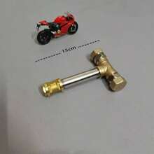 1件DIY组装雷神之锤，手工金色妙尔尼尔锤道具，水暖配件，螺母螺栓装饰