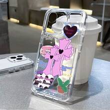 Esta funda transparente para teléfono con diseño de cruz es adecuada para varios modelos de , incluyendo 16/16E/16 Pro/16 Plus/16 Pro Max/15/15 Pro/15 Plus/15 Pro Max/14/14 Plus/14 Pro Max/13/13 Pro/13 Pro Max/13 Mini/12/12 Pro Max/11/11 Pro Max/X/Xs/Xr/7/8/7 Plus/8 Plus, proporcionando protección de TPU para la cámara contra caídas. - Colores mixtos - Ver 2