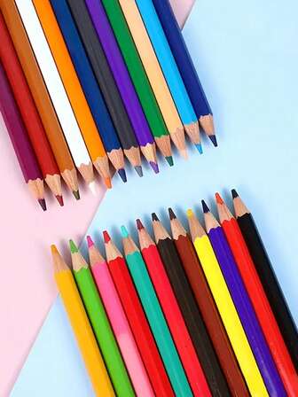 Juego de 48 lápices de colores para adultos y estudiantes, lápices de colores de núcleo suave a base de aceite, para libros de colorear/dibujo profesional, barriles de madera vibrantes y duraderos, regalo de Año Nuevo, útiles escolares y de oficina, regalo navideño, artículos esenciales para volver a la escuela