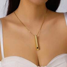 1pcs Black Breathing Necklaces For Relieving Anxiety And Stress, Whistle-Decorated Necklaces, Mindfulness Deep Breathing Tools, Meditation Relief Gifts For Men And Women, Holiday Gifts, Mother's Day Gifts, Adult Gathering Supplies For Relieving Stress