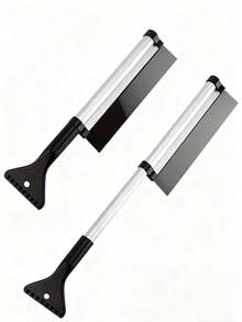 1个可伸缩汽车雪铲：冬季除冰除雪工具，扫地刮雪，轻松清除积雪，确保驾驶员视野清晰，可伸缩设计，便携不占空间，清洁工具，扫帚 - 彩色 - 查看 8