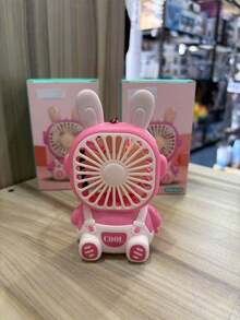 ventilador portátil con diseño lindo y batería recargable - Multicolor - Ver 2