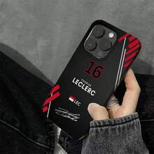 MNSO - Funda para teléfono Charles Leclerc 16 Phone161514131211ProMax11MN202516Plus Cubierta de película HD brillante 17air - z8 - Ver 8