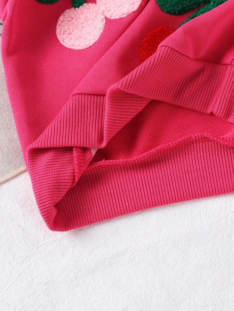 Chaqlin Sweat à Manches Longues Fille - Pull Décontracté Volants Bébé Fille, Tissu Doux Anti-Bouloche, Motifs Mignons (1-8 Ans)