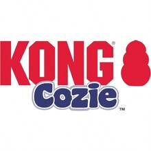 KONG - Cozie King Lion - Indoor Cuddle Squeaky Plush Dog Toy - Small Dogs