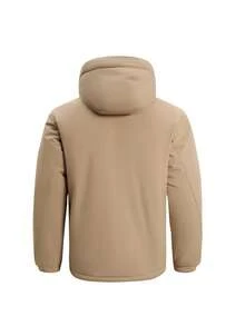 男友风男士户外运动套装,两件套,专业运动休闲服,滑雪服上衣和裤子 HX506-1 冬季滑雪服 - 卡其色 - 查看 5
