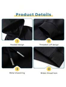 2025 Katseye Men & Women Casual Oversize Hoodies Long Sleeve Pullovers Thicken Couple Hoodie Hooded Sweater Velvet Couple Clothe |   Shark & Letter Printed Drawstring Hoodie, Casual Long Sleeve Pocket Hoodie, Sweatshirt, Women's Clothing, Machine Washable, Halloween, Christmas GiftsFashionable Women's Clothing | - 黑與白 - 查看 4