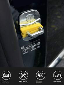 4pcs Car Door Shock Absorbing Pads - Silicone Anti-Vibration & Noise Reduction Bumpers, Universal Weatherproof Door Protection Cushions For Sedan/SUV/Truck - one-size - View 11