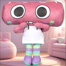 Dandy's World Plush 11" Cosmo Plush Stuffed Figure Pillow For Video Game Fans Room Decor With A Sticker Set - Đỏ - Xem 5