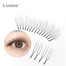 LASHINE 1 Box 12 Rows U-Shaped YY 3D 4D 5D U-Shaped Eyelash Extensions, 0.07mm U-Shaped Lashes, Ultra Soft Parallel Pre-Fanned Lashes, D Curl, Makeup Tools, Professional Salon Wholesale - D - View 11