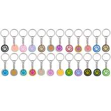 14/18/21/24/27/30/40pcs Cartoon Cute Smiling Face Keychains, Suitable For Party Favors, Holiday Supplies, Back To School Gifts - Multicolor - View 19