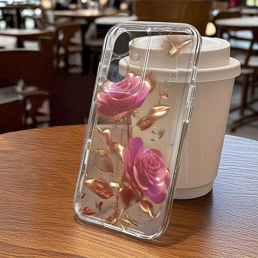 Compatible con Xiaomi Redmi 11/12Lite/POCOX3NFC/Civi2/A1/A2/A3/8A/9ASport/9i/10X/Note9/10A/9C Funda Suave C31/12C/11A/C55/13C/K50Ultra/12TPro K60Ultra/K70E/Note8Pro/9Pro/10T/11SE Funda Protectora Transparente 13ProMax/ Estilo Ins Funda de Teléfono Simple Moda Mismo Estilo Funda de Teléfono Personalizada Creativa Funda Suave Protección Completa Imagen 1420 - Colores mixtos - Ver 1