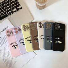 [Diseño de mango de flor] Compatible con teléfonos inteligentes de ventana grande de la serie 17 Pro/17 Pro/17/16 Pro/15/14/13 Pro/Plus. Lente completa, combinación de colores evolucionada, regalos. Teléfono de silicona - rosa - Ver 6