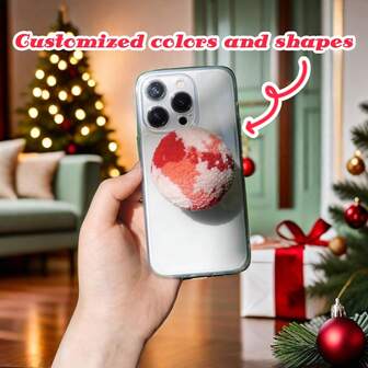 1 pieza Decoración de peluche bordada personalizada, Soporte de teléfono personalizado, Obra de arte bordada hecha a mano personalizada/de colores caramelo, en forma de letra/redonda/en forma de corazón, Soporte de teléfono personalizado/Colgante, Obra de arte de peluche personalizada, Se puede usar como regalo de decoración para cumpleaños/fiesta/uso diario, Regalo único para familia/amigos/maestros/novia/novio/mamá/hermana, Adecuado para regalos de Halloween/Acción de Gracias/Navidad/Año Nuevo