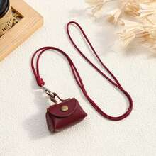 1pc Petite Cute And Delicate Bag-Shaped Necklace Charm For Women, Niche One-Of-A-Kind Design Coin Purse, Extended-Length Accessory, Compact Storage Bag - Nhiều màu - Xem 10