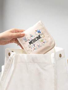 1个便携式药袋，小巧药盒，方便旅行携带，适合日常/户外/旅行用药，是注重健康和经常旅行人士的必备之选，也是必备的医疗配件。多功能布艺药袋，便携式医疗急救包，户外旅行药袋，宿舍应急药品收纳袋（多种颜色可选）。药盒，药瓶，住院包，急救包，药品收纳袋，旅行必备，邮轮必备，度假必备。 - 彩色 - 查看 6