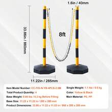 Safety Cones & Barriers - Paquete De 4 - View 7