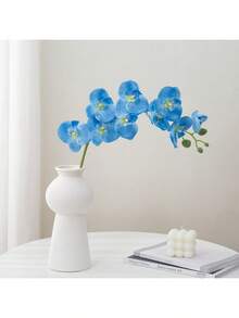 5 件/3 件/1 件人造兰花，9 朵大型逼真蝴蝶兰花茎，经典风格人造兰花花环，装饰丝绸蝴蝶兰，人造花枝适用于客厅家居装饰、酒店婚礼花艺布置、万圣节、中国新年的精美家居装饰，是情人节和母亲节送给女朋友和母亲的绝佳礼物，情人节、生日毕业礼物 - 彩色 - 查看 20