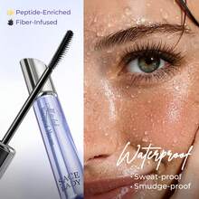 SACE LADY Waterproof Mascara, All-In-Lash Mascara Volume And Length Eyelashes, Smudge-Proof And Sweat-Proof, Long Lasting Curl, Natrual Black Eye Makeup - Black - View 6